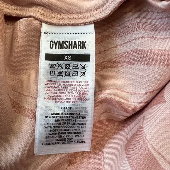 Gymshark Marble Power Joggers in Pink - Picture 8 of 9